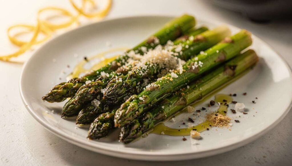 Airfryer-Spargel mit Parmesan: In nur 8 Minuten knusprig und servierfertig