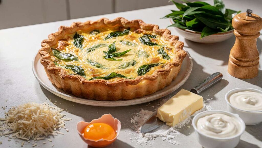 Frühlingsquiche mit Bärlauch: Knusprig, cremig und perfekt für den Osterbrunch