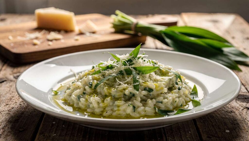 Bärlauch-Risotto: Cremig, frühlingshaft und in 25 Minuten auf dem Tisch