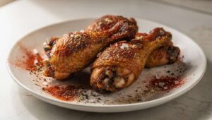 Airfryer-Hähnchenschenkel: Knusprige Haut ohne Öl in 22 Minuten