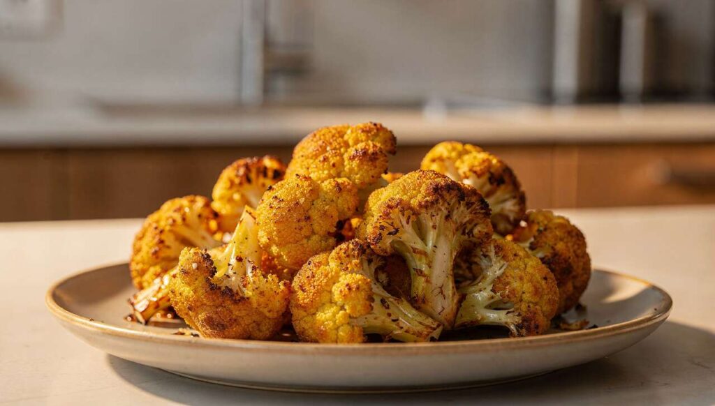 Airfryer-Blumenkohl: So knusprig wie frittiert, aber mit 70 Prozent weniger Fett