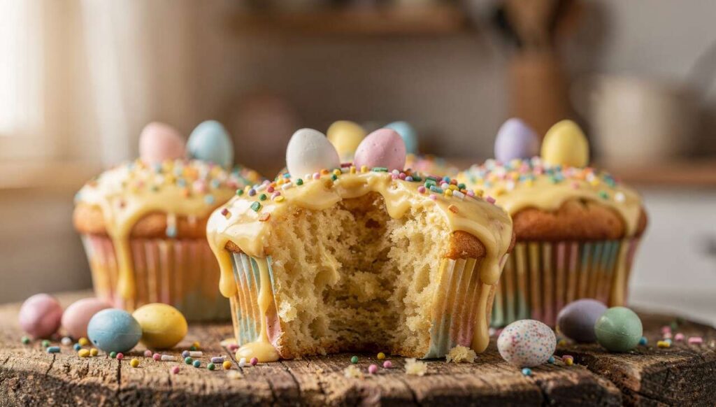 Oster-Muffins mit Eierlikör: Saftig, cremig und das perfekte Mitbringsel