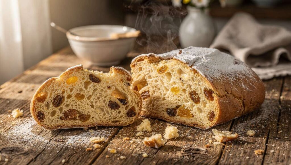 Quarkstollen zu Ostern: Warum Dresdner Bäcker den Teig über Nacht im Kühlschrank ruhen lassen