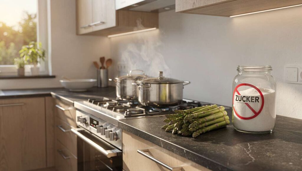 Spargel kochen: Warum Zucker im Wasser laut Profiköchen ein verbreiteter Irrtum ist