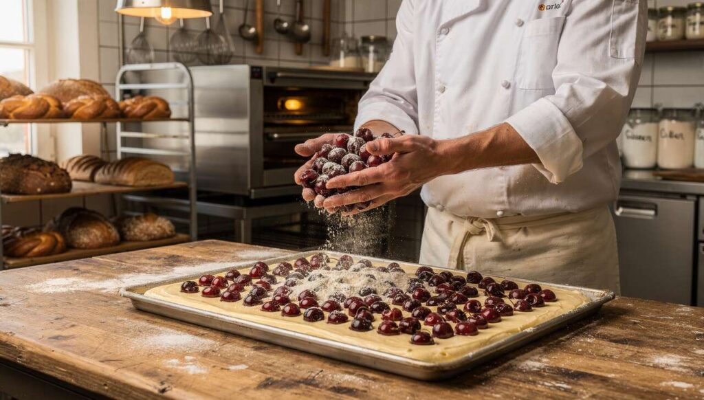 Donauwelle: Warum Konditoren die Kirschen immer in Mehl wälzen, bevor sie in den Teig kommen