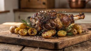 Lammkeule: Warum französische Metzger das Fleisch immer 24 Stunden vorher salzen