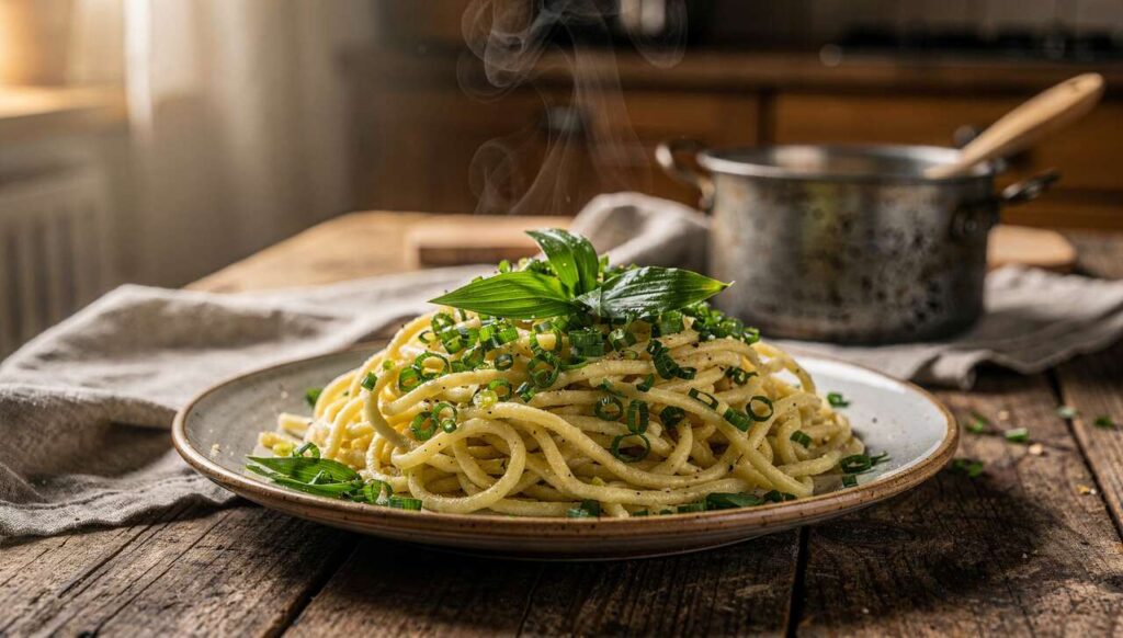 Bärlauch-Spätzle: Warum Schwäbische Köche das Kraut erst nach dem Kochen unterheben