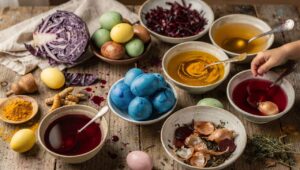 Eierfärben mit Naturfarben: Warum Rotkohl laut Lebensmittelchemikern die intensivste Farbe liefert