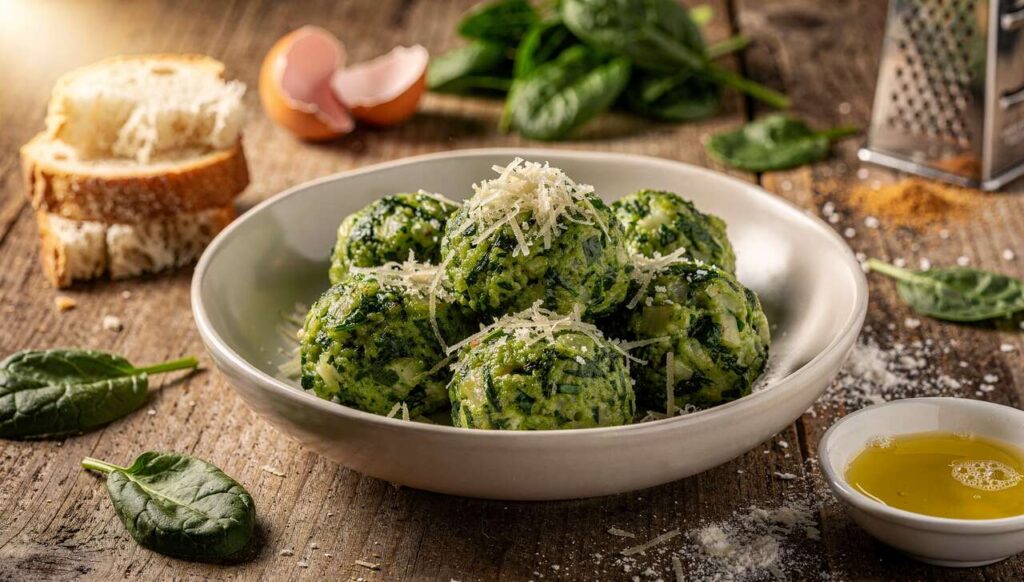 Spinatknödel zu Gründonnerstag: Das Südtiroler Rezept, das ohne Küchenmaschine gelingt