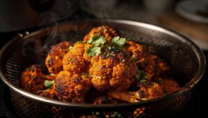 Airfryer-Blumenkohl: Warum die Tandoori-Marinade nach 30 Minuten Einwirkzeit knuspriger wird
