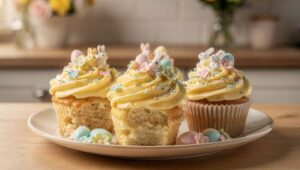 Oster-Cupcakes mit Eierlikör-Frosting: Saftig, festlich und in 35 Minuten fertig